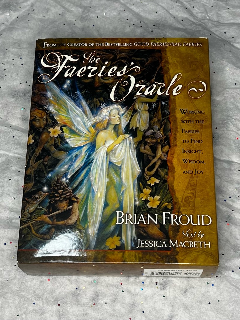 The Faeries' Oracle by Brian Froud - Gold & Blue Cover